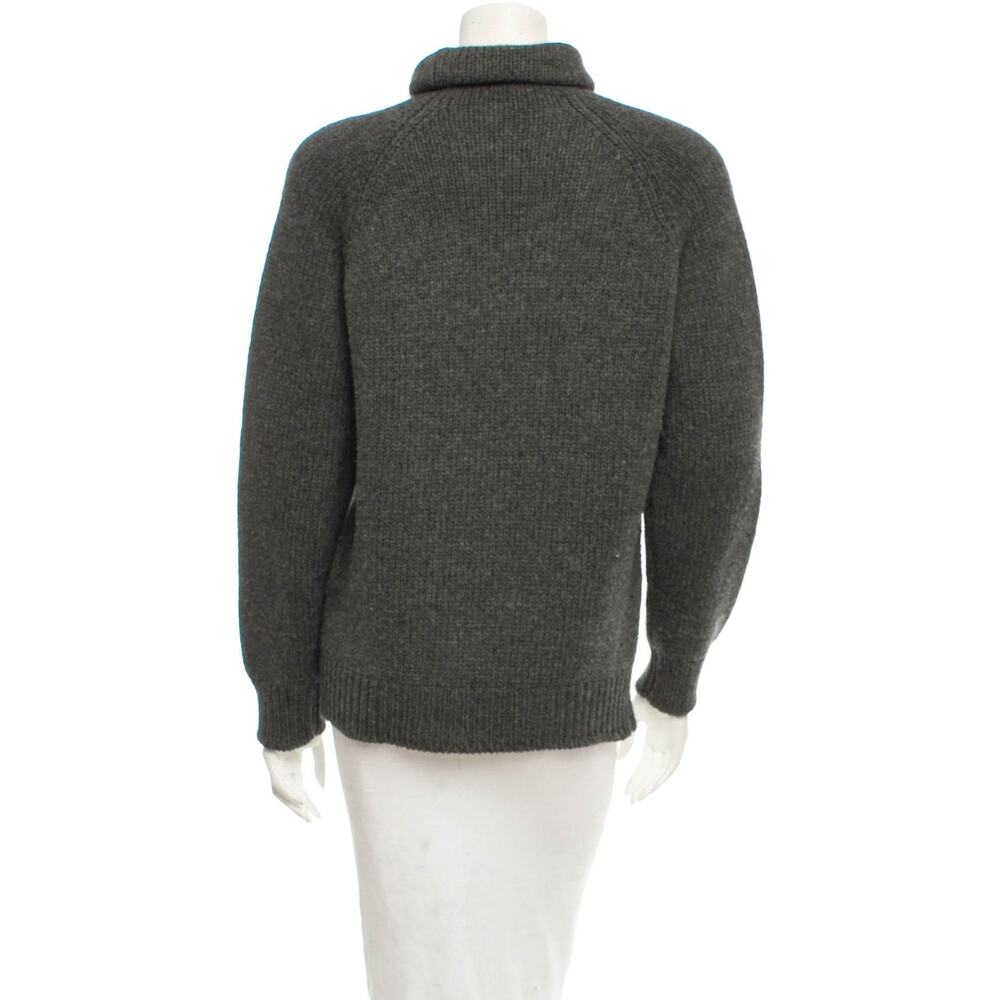 Jil Sander Wool Chunky Turtleneck Sweater - S - Grey - Picture 4 of 5